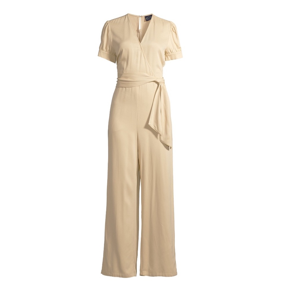 Puff sleeve wide leg Jumpsuit